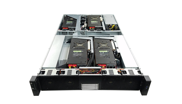 GridStreams-GS206G-UN 2U AMD EPYC Server with 6 GPUs and 6 NVMe 2200W HRP